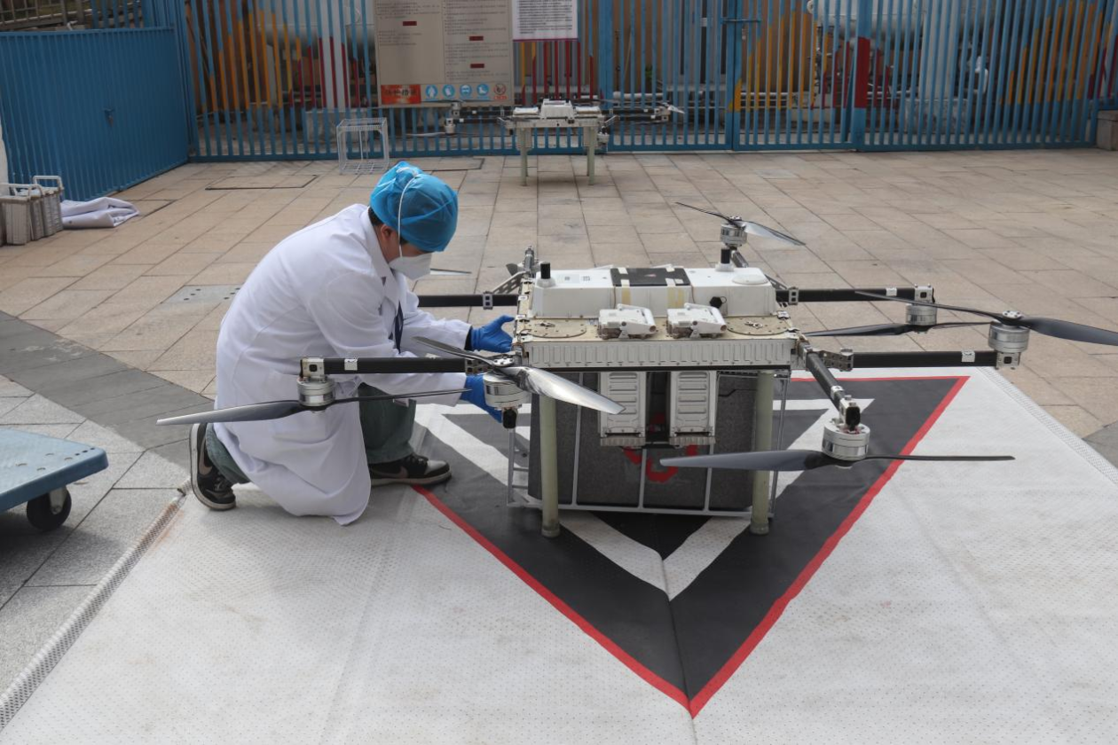 深圳醫(yī)院使用無人機科學防疫 運送核酸檢測樣本(圖2)