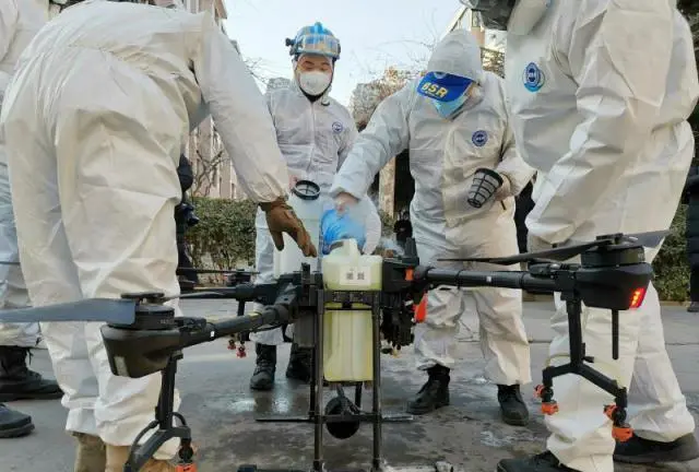 工業(yè)無人機防疫大展身手,石家莊消殺30多萬平米(圖3) 工業(yè)無人機防疫大展身手,石家莊消殺30多萬平米(圖3)