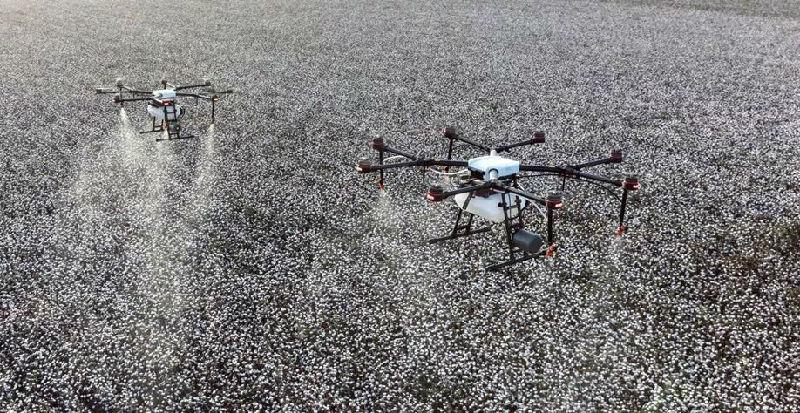 無人機植保給棉花打脫葉劑如何操作?(圖2) 植保無人機